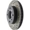 Centric Parts SPORT CROSS DRILLED BRAKE ROTOR 128.42041R - alternate 2